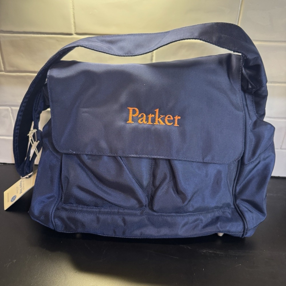 Pottery Barn Kids Navy The Ultimate Diaper Bag 'PARKER'‎ New With Tags - Picture 2 of 13